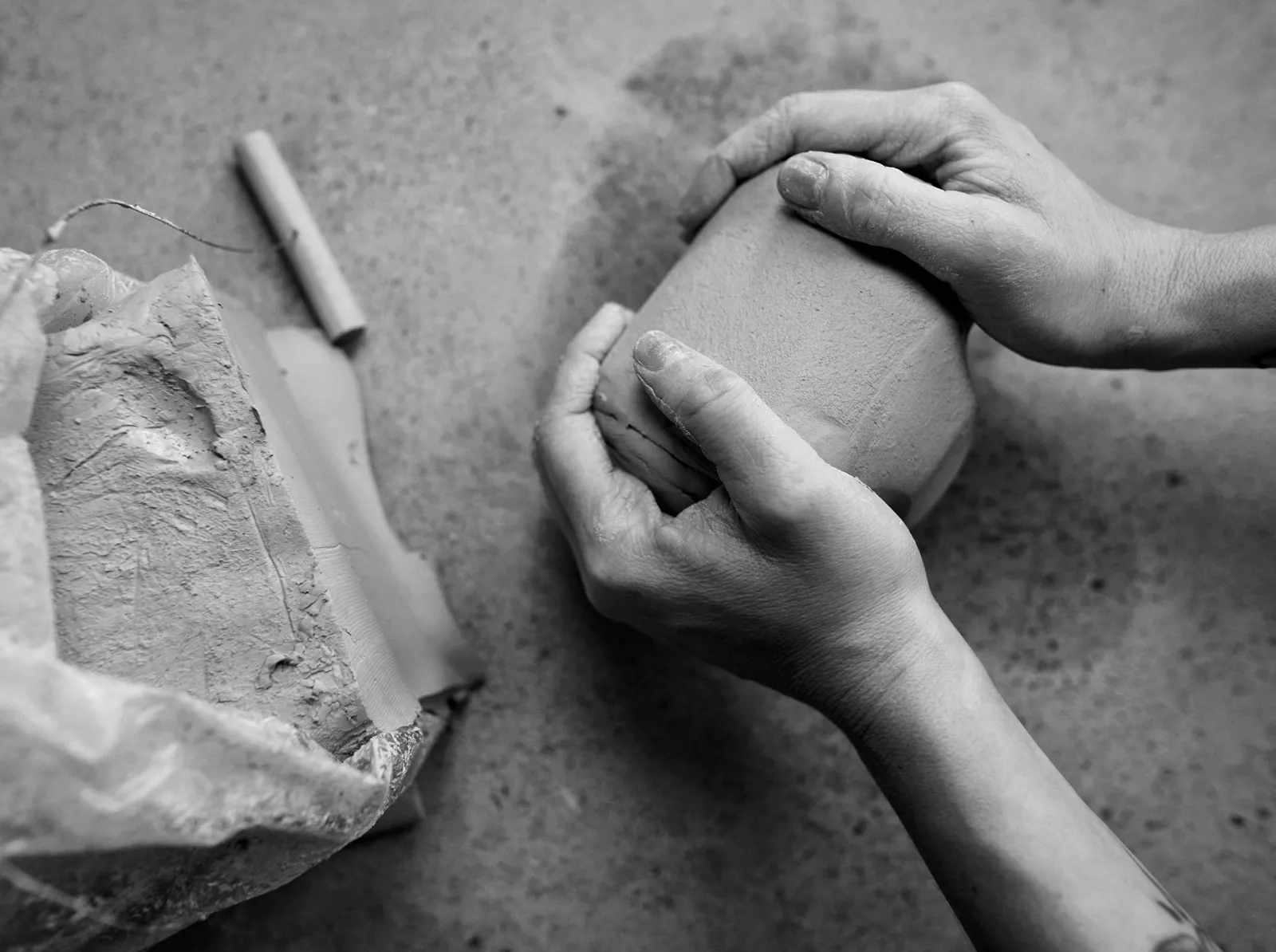 Arbeiten im Atelier